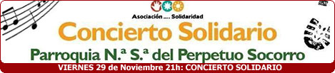 Concierto Solidario Vierne 29 de Noviembre 21h