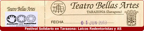 Festival Solidario en Tarazona: AS Y Laicos Redentoristas