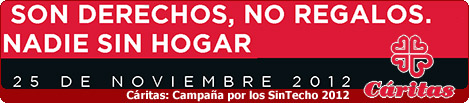 Cáritas Campaña Sin Hogar  2012